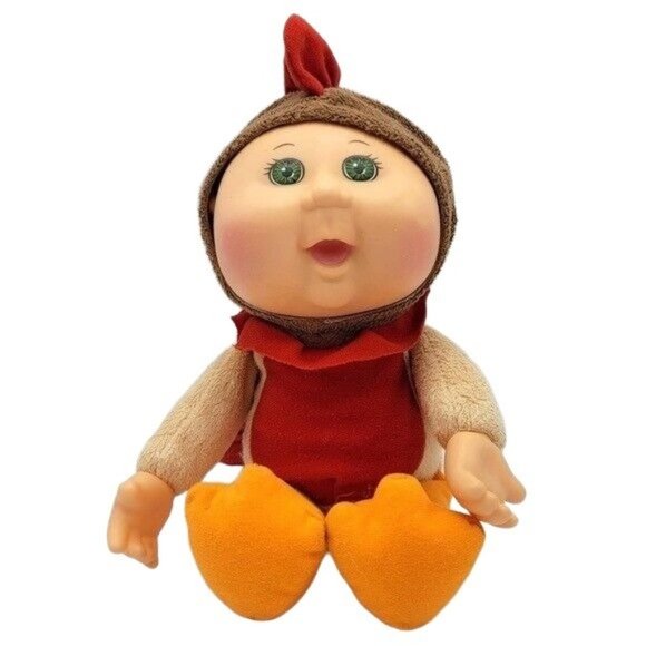 Cabbage Patch Rocky Rooster Doll 11" Rooster Costume Vinyl Face Farm Cuties - Picture 1 of 11